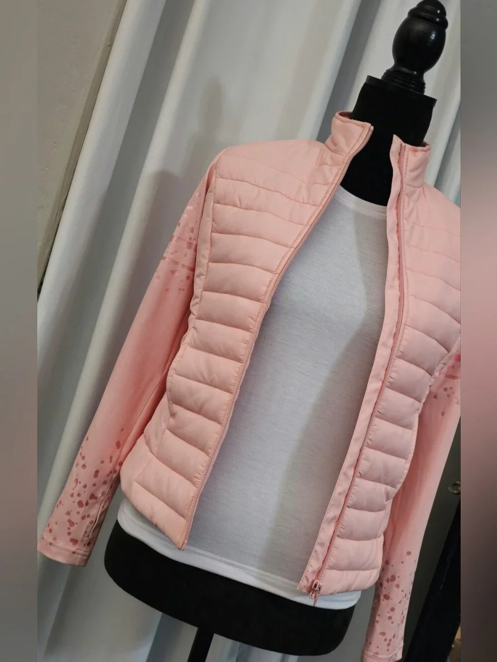 ⭐️ REBEL ⭐️ Make Your Mark ~ Lightweight puffer Warm Up Jacket 🩷🩷🩷❄️🍂